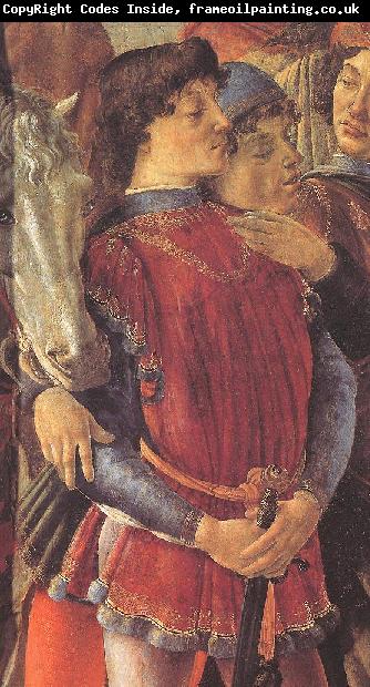 BOTTICELLI, Sandro The Adoration of the Magi (detail)